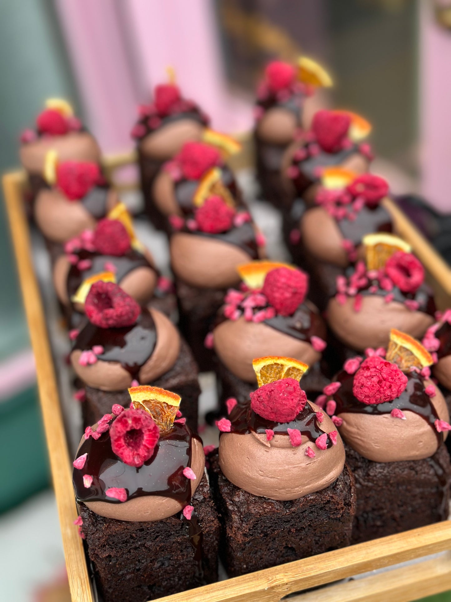 Gluten friendly death by chocolate domes