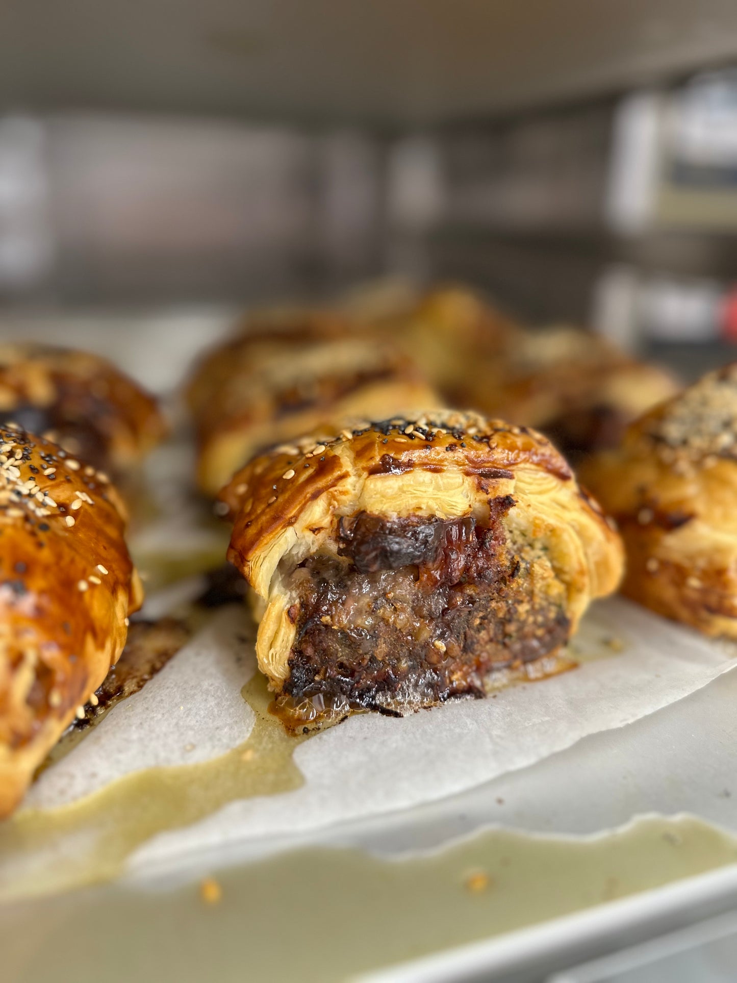 Ballymaloe relish sausage rolls