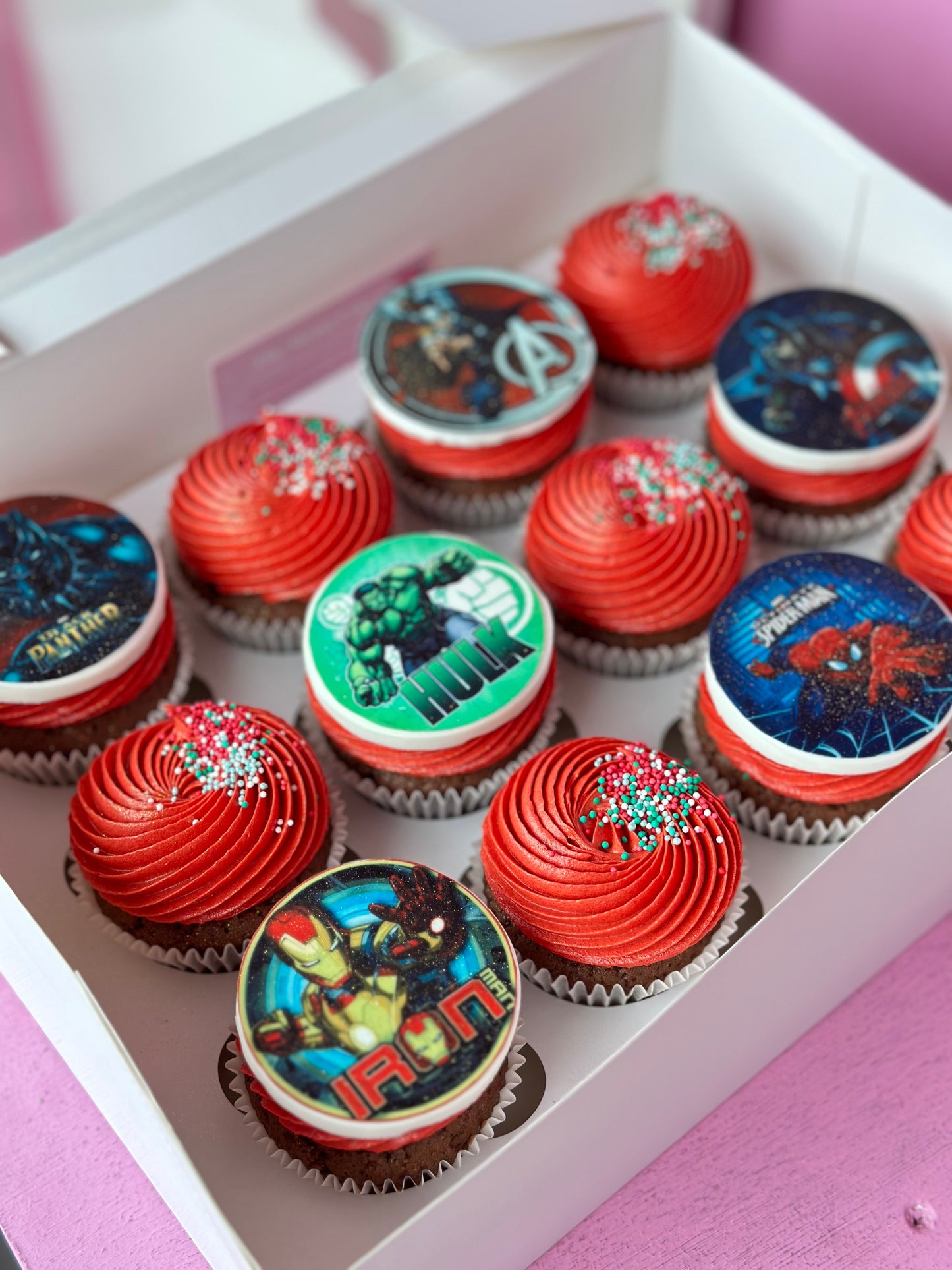 Marvel cupcakes - Birthday Cupcakes - Kiddie Cupcakes