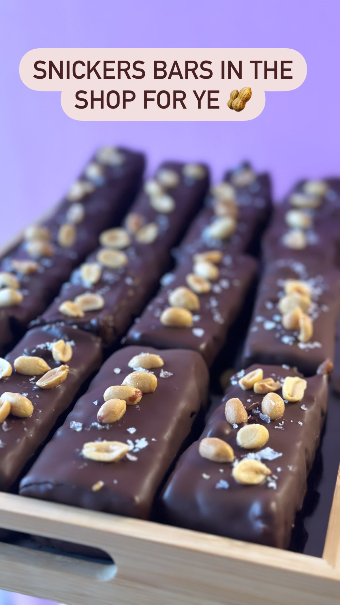 Vegan snickers bars