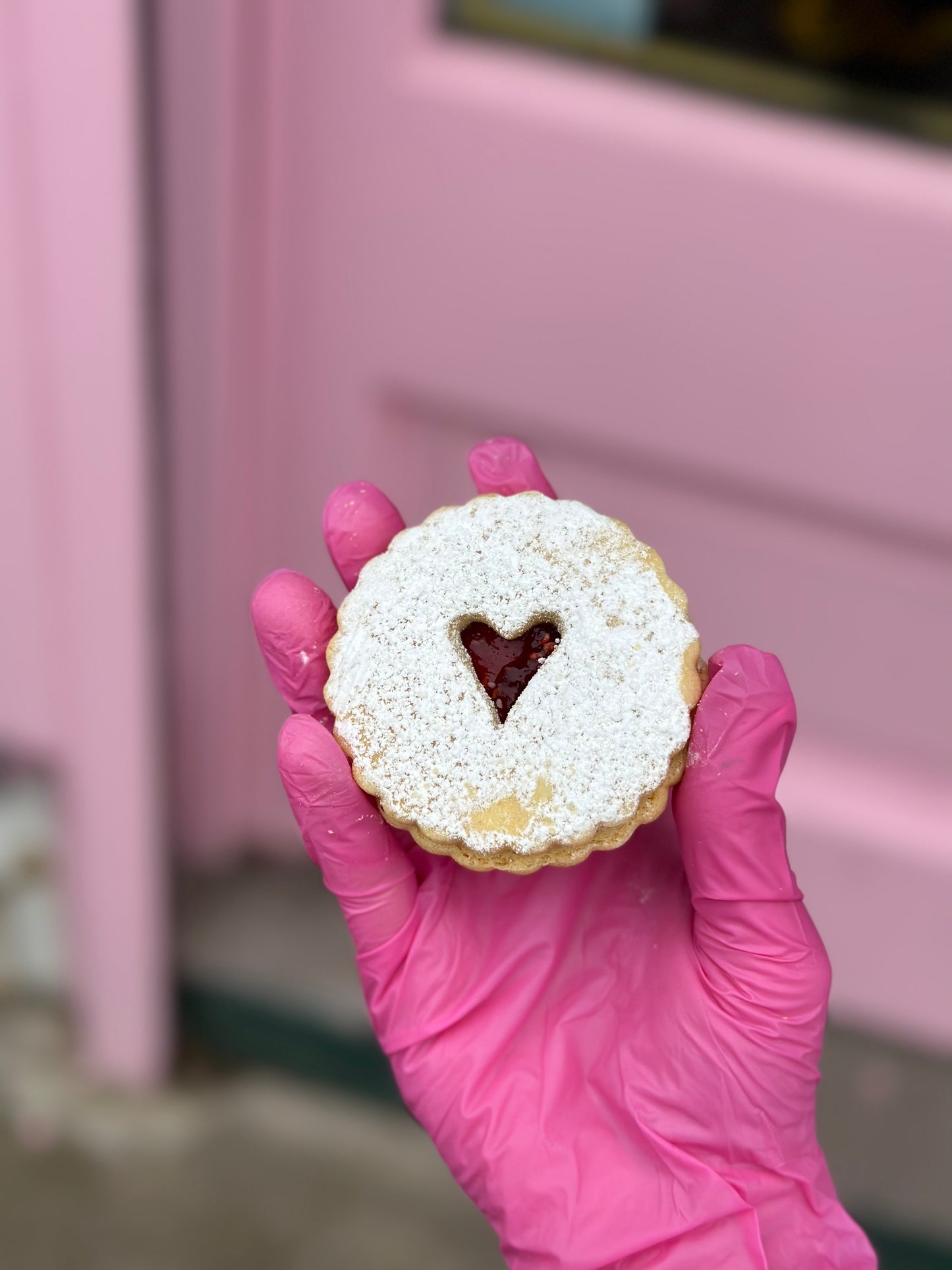 Lemon and Raspberry Shortbread Cookies