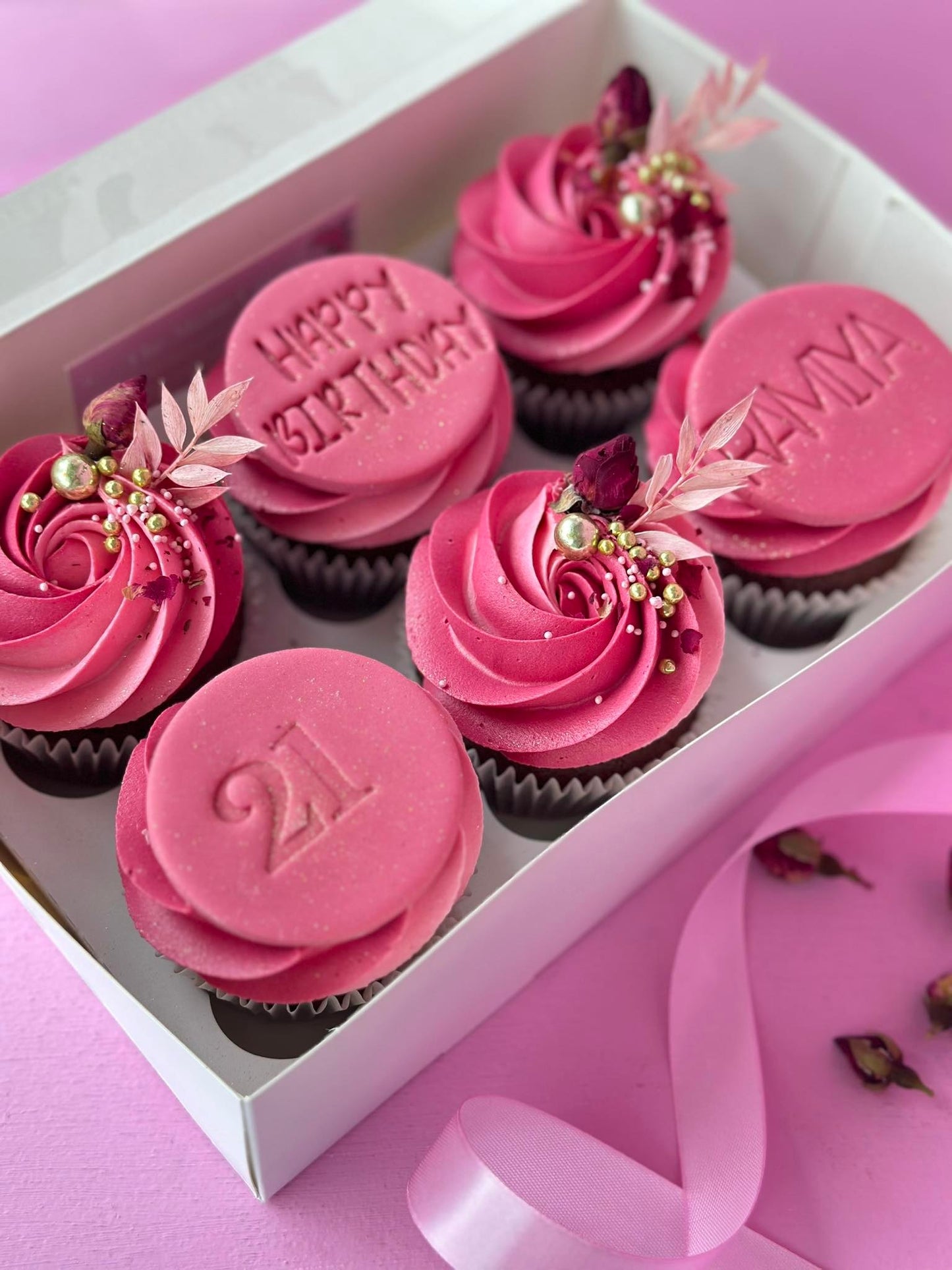 Pink Ombre Cupcakes