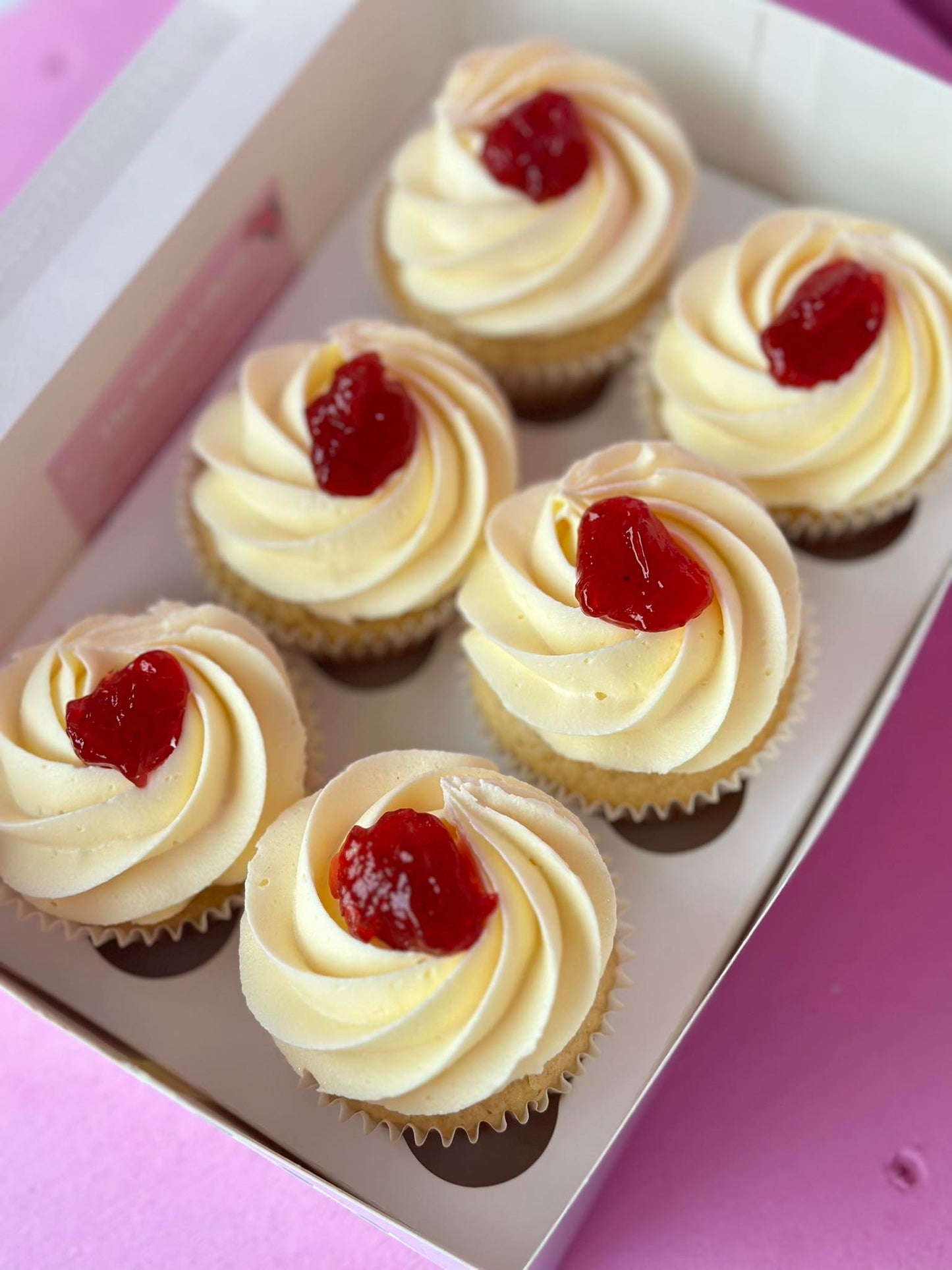 Fresh Strawberry Themed Cupcakes