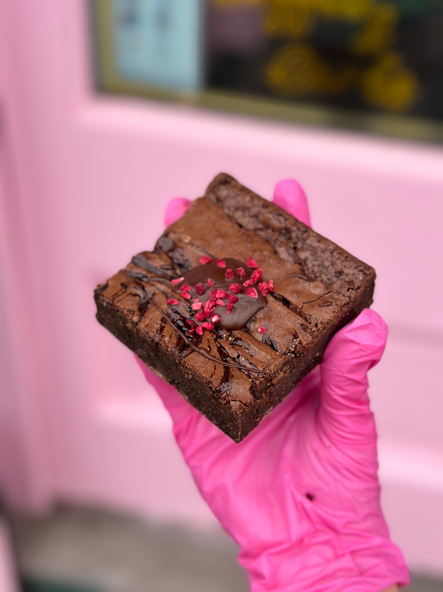 Raspberry Ripple Brownie