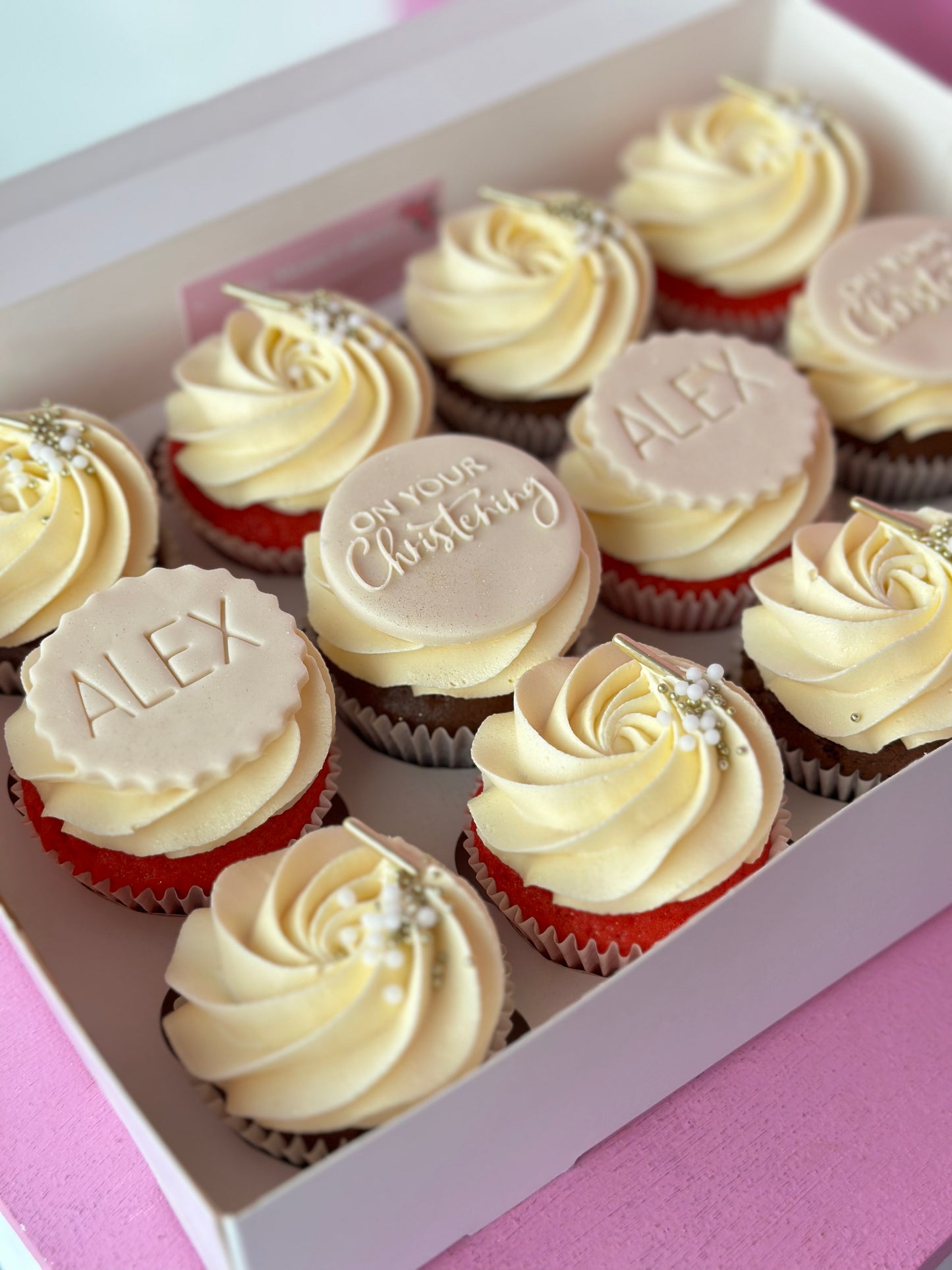 On Your Christening Cupcakes