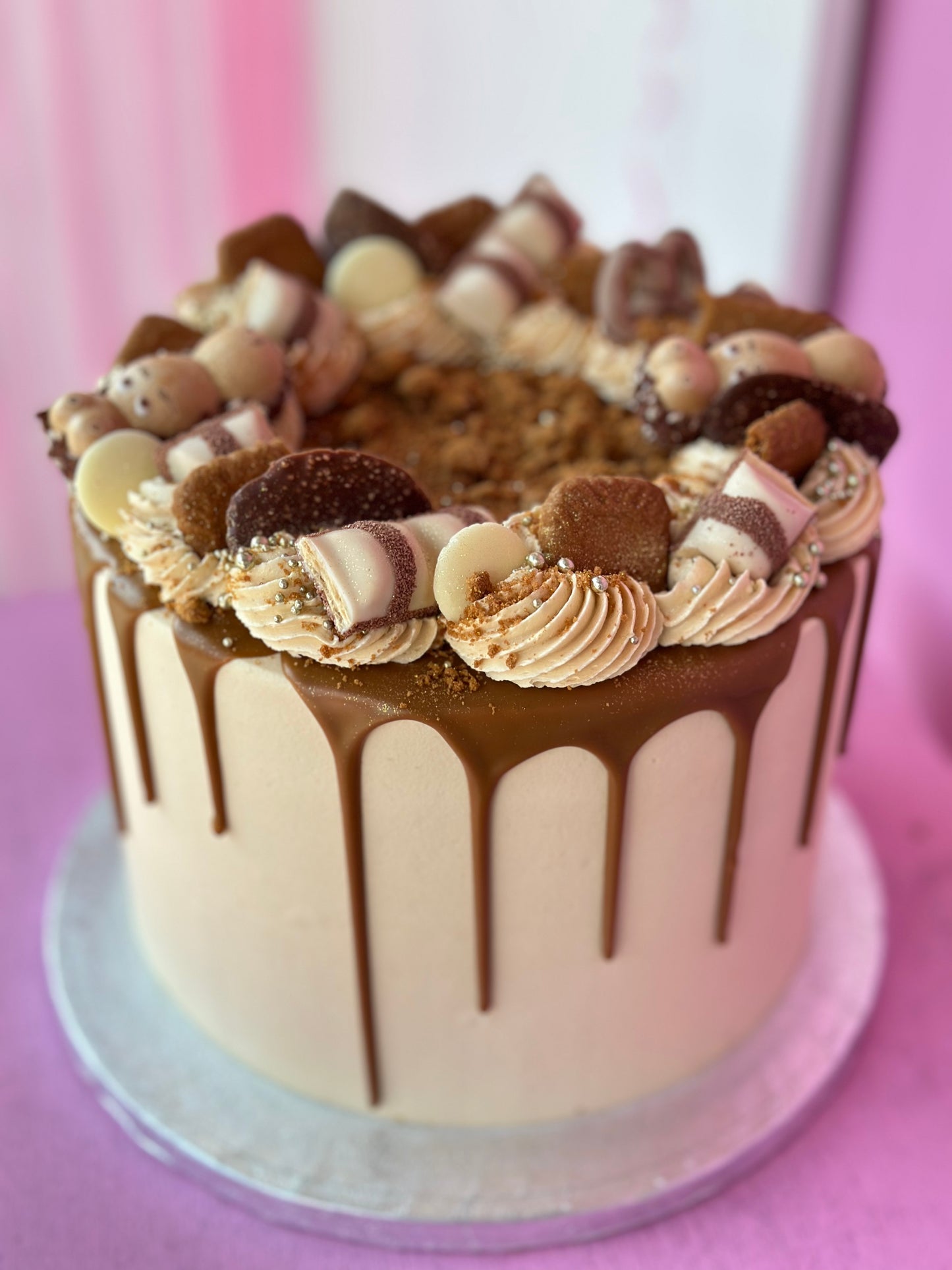 Biscoff Biscuit Themed Cake