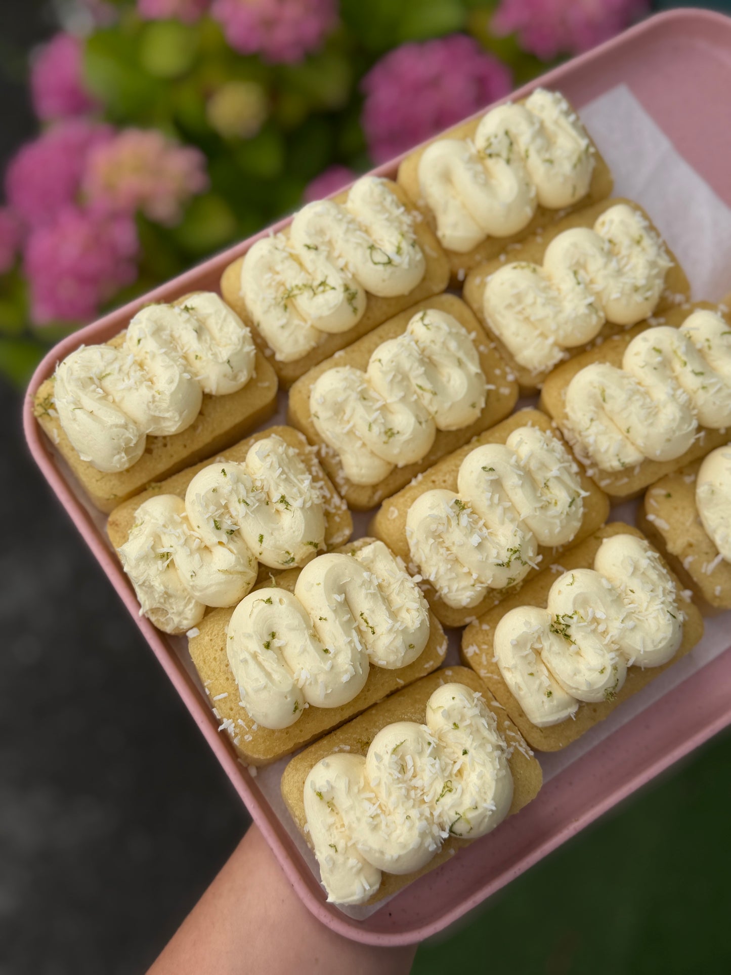 Lime and Coconut Mini Cake