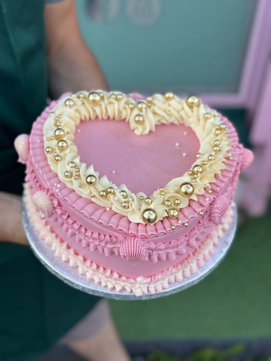 Heart Shaped Cake for Small Gatherings