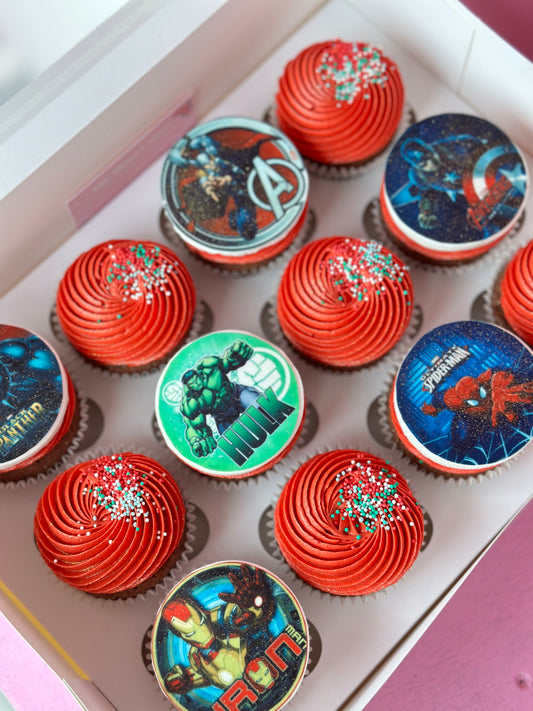 Marvel cupcakes - Birthday Cupcakes - Kiddie Cupcakes