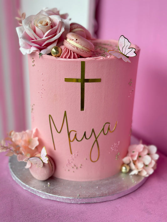 Maya - Ombré Cake- Christening Cake- Kids Cake - Confirmation Cake - Communion Cake