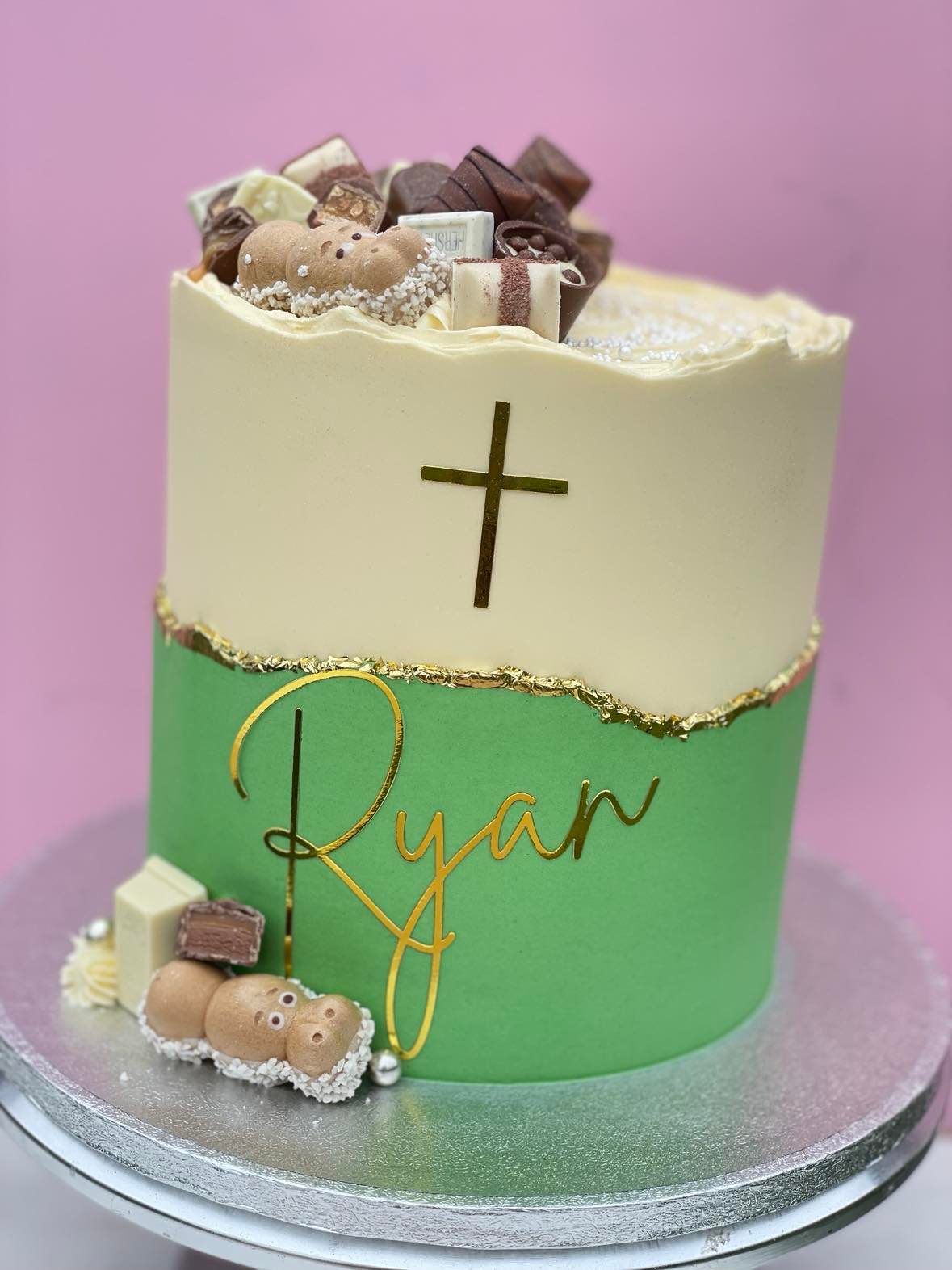 Green Ombre Cake
