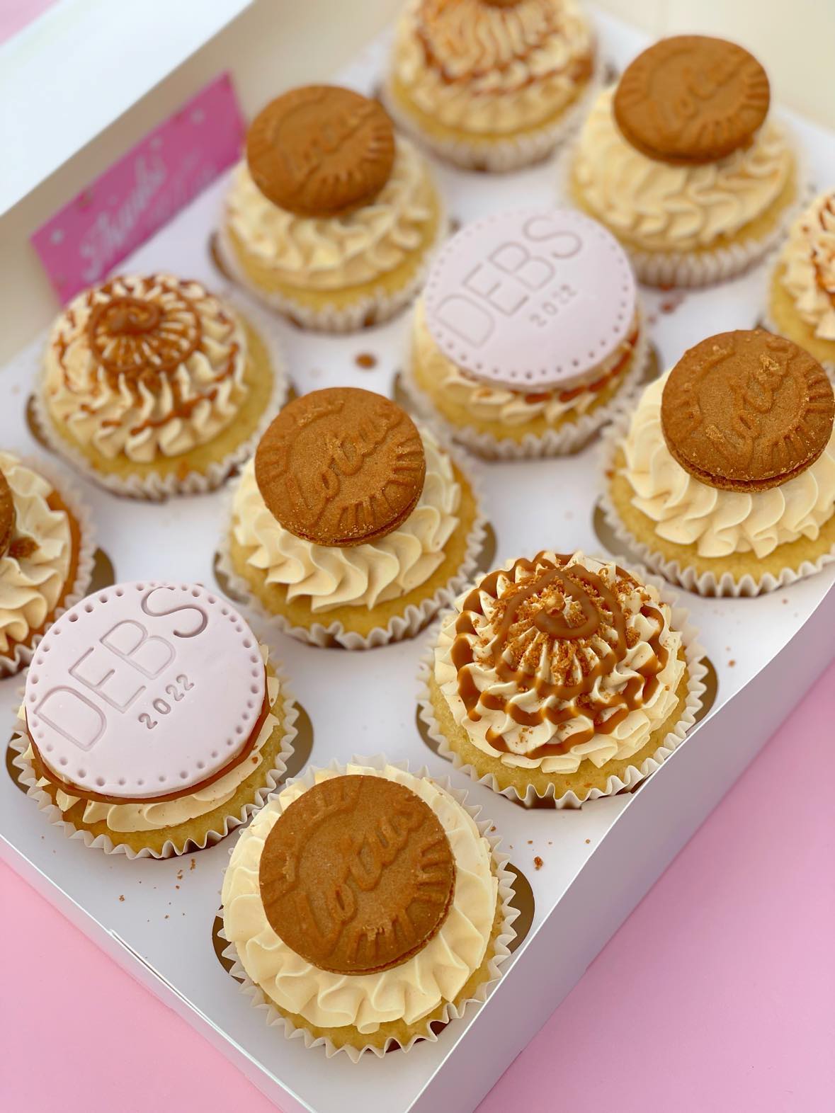 Biscoff Biscuit Themed Cupcakes