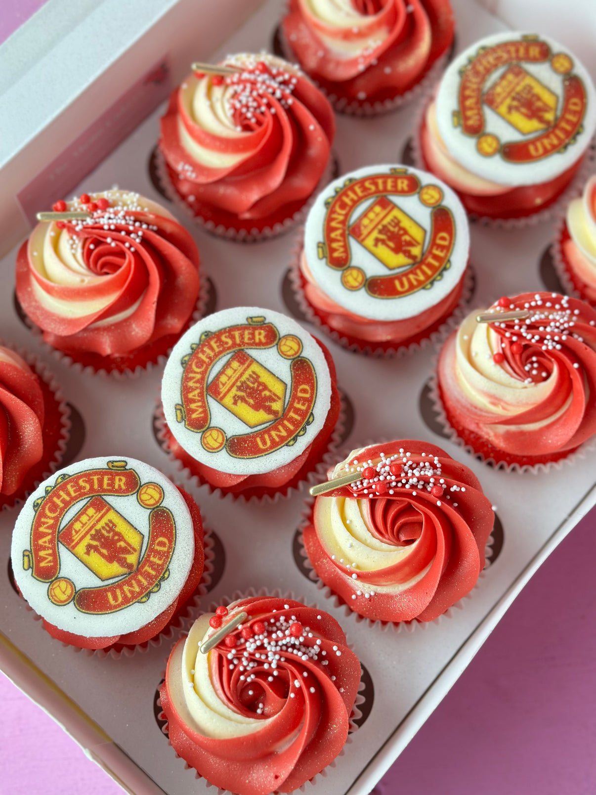 Manchester United Cupcakes The Menu Cakery