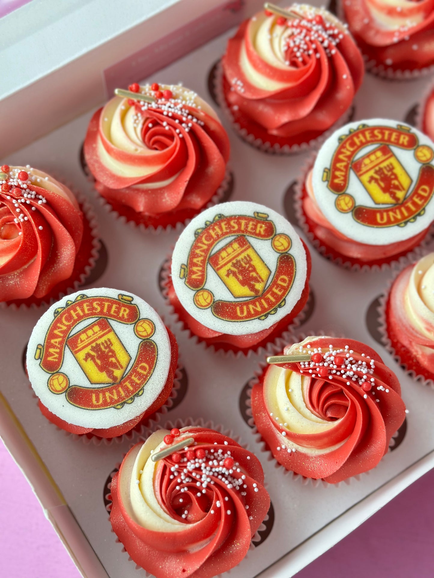 Manchester United Cupcakes